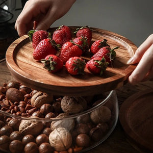 Creative Glass Round Food Storage Containers – Stackable & Unique Design