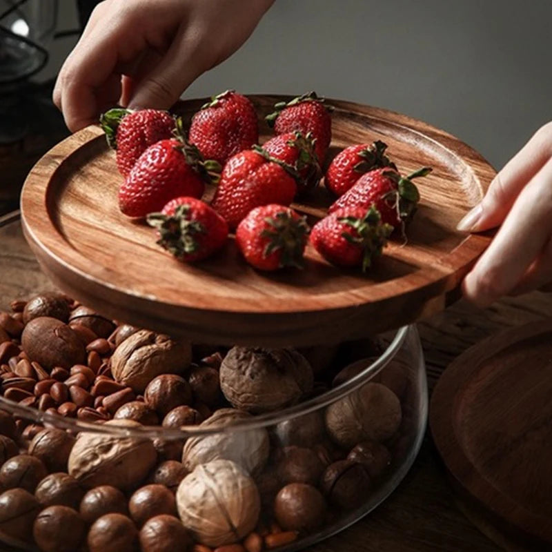 Creative Glass Round Food Storage Containers – Stackable & Unique Design