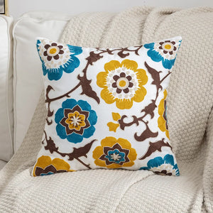 Vintage Florals with a Fresh Pop of Colour 45x45cm