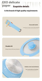 5-Piece Nonstick smooth Porcelain Coated Cookware Set WHIMSICAL HOME OF CREATIONS