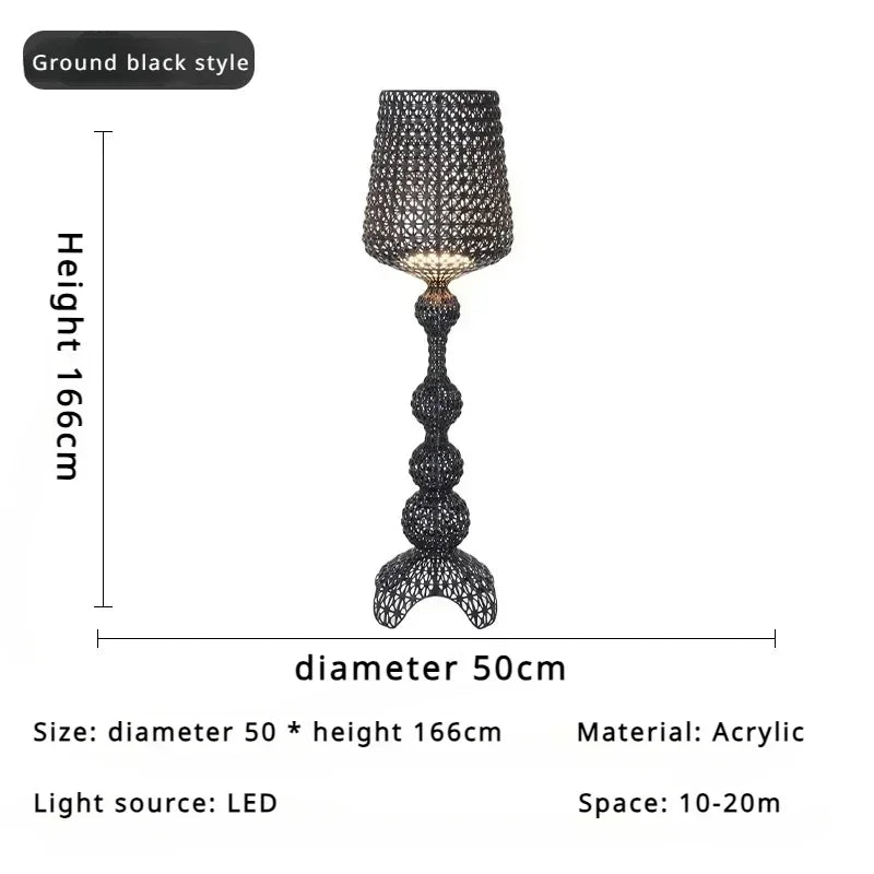 Luxury Art Deco Vintage Floor Lamp – Exquisite High-End Statement Piece