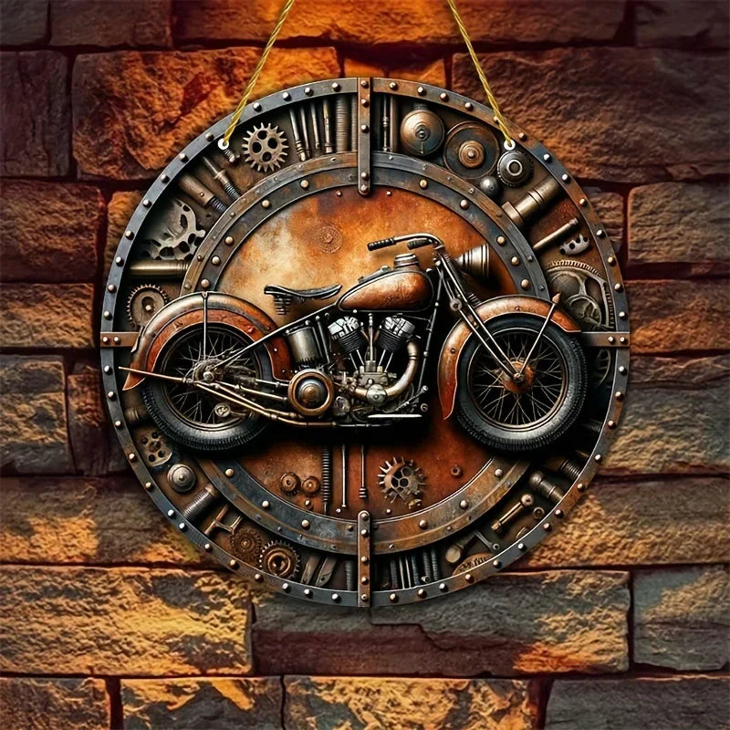 Modern Iron Sheet Art Autumn Harvest Porch Decor