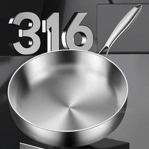 316 Stainless Steel Frying Pan 20cm - Non-Stick Cookware