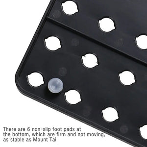 Adjustable Telescopic Dish Drying Rack Pegboard