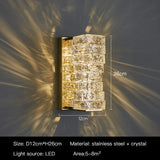 Luxury Crystal Wall Sconce – High-End K9 Crystal Light Fixture
