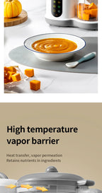 Multi-Functional Baby Food Maker – Steamer, Puree Blender & Milk Warmer with Temperature Display WHIMSICAL HOME OF CREATIONS