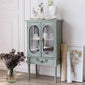 Vintage French Rustic Farmhouse Cabinet Hand Carved