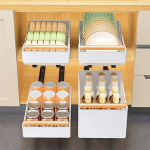 Multi-Functional Pull-Out Cabinet Drawer Organizer