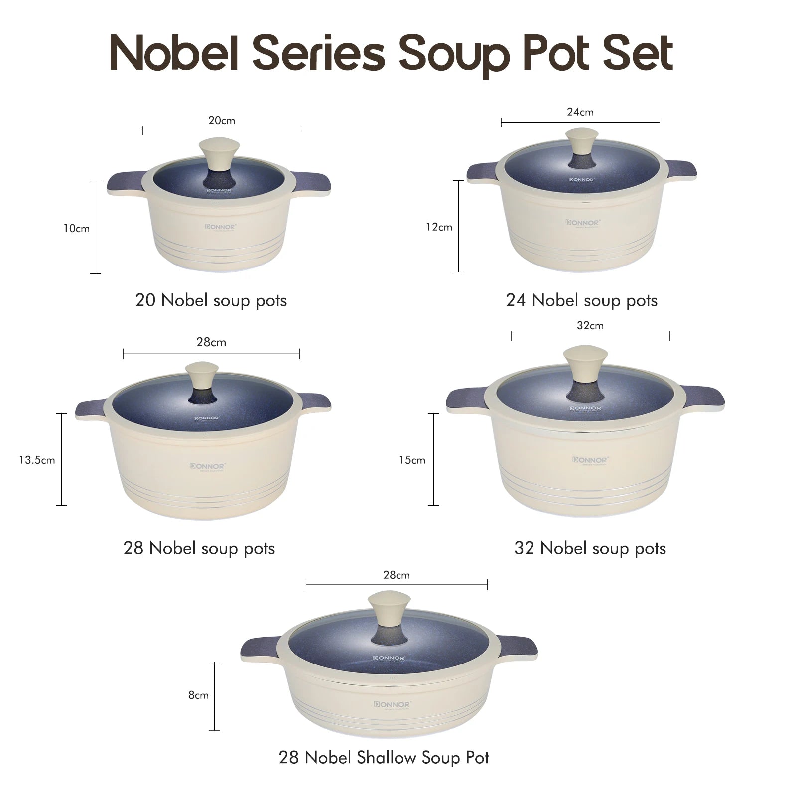 15-Piece Granite-Coated Ceramic Cookware Set – White, Purple, or Dark Grey PFAS, PFOA, and PTFE Free WHIMSICAL HOME OF CREATIONS