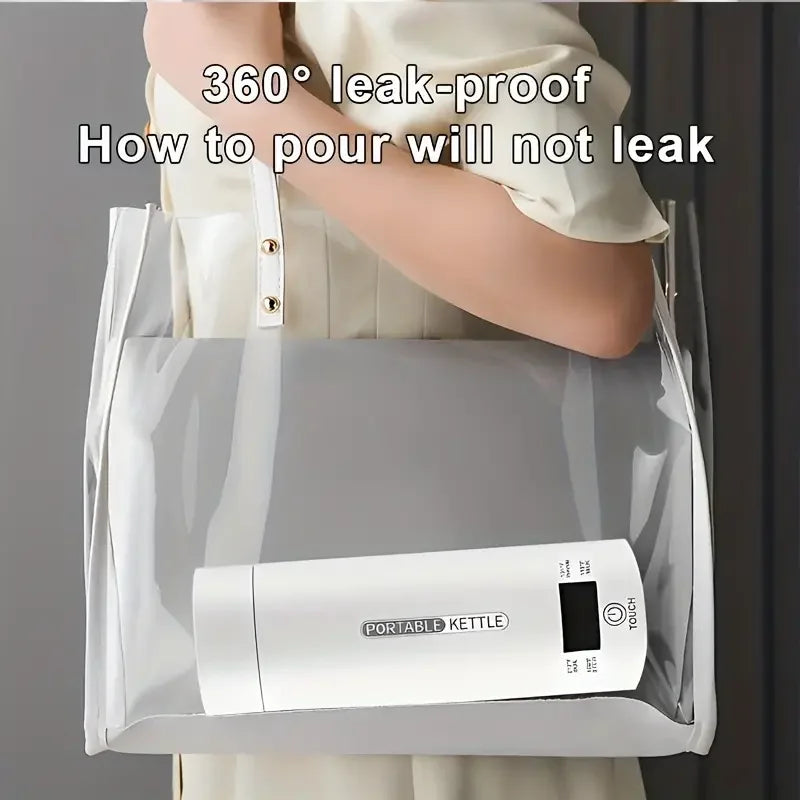 Portable Travel Electric Kettle – 500ml with LCD Display & Precise Temperature Control WHIMSICAL HOME OF CREATIONS