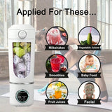 New Portable wireless Juice Maker Blender for Shakes Smoothies 700ML Multiple Colors 12-Blades Fast Mixing 2 In 1 Blender Bottle Juicer