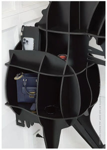 Luxury Horse Statue Wall-Mounted Display Shelf