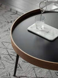 Wooden Modern Round Luxury Center Table Furniture with Mini End Table