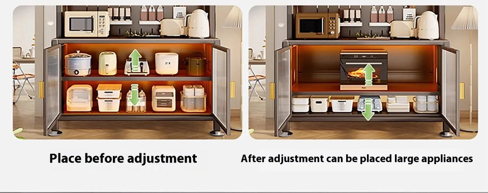Luxury Rock Slab Kitchen Buffet & Sideboard Display