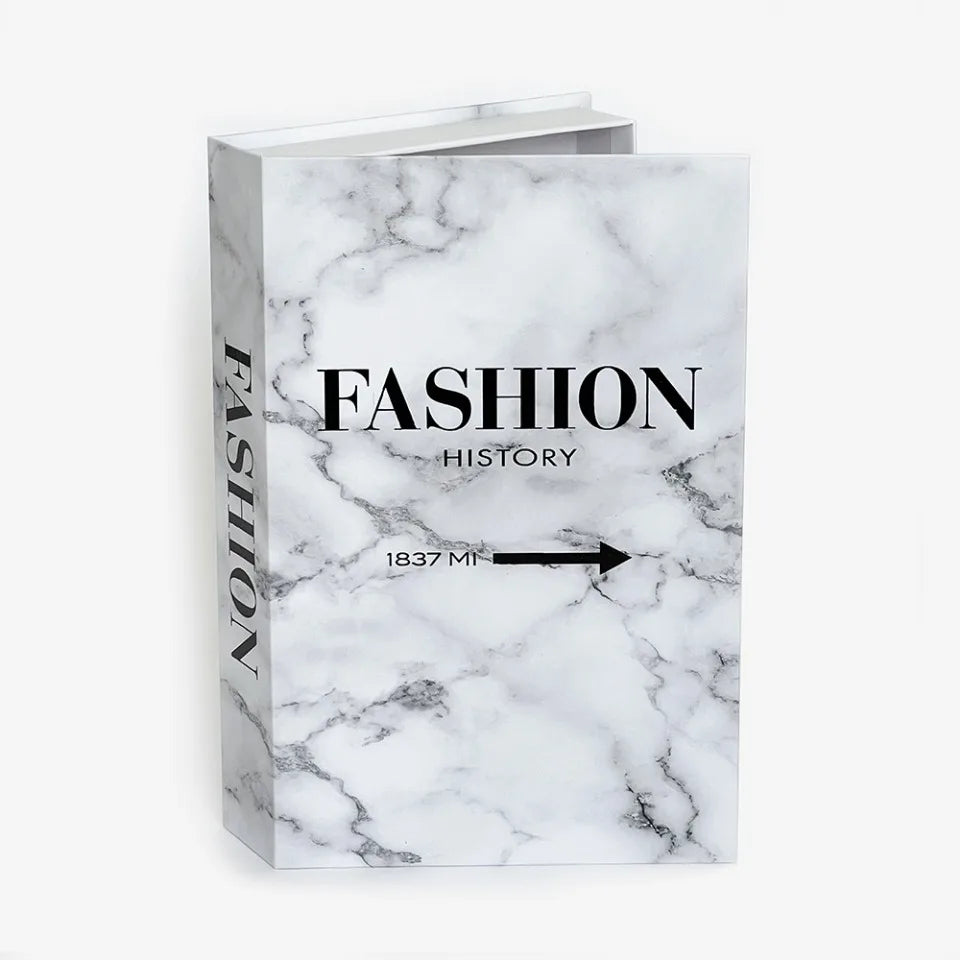 Fashion Fake Books Decoration & Storage Box – Glamour & Sophistication in 3 Variations