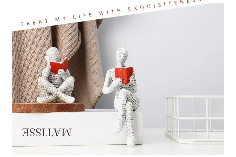 Resin Abstract Figurine – Quirky, Humorous, and Highly Popular Decor