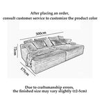 Nordic Cloud Sofa - Plush Velvet Sectional 300cm WHIMSICAL HOME OF CREATIONS