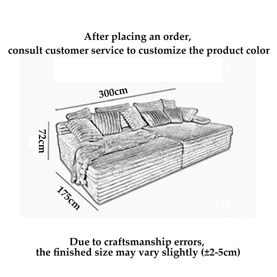 Kawaii Luxury Nordic Sofa – Cloud-Like Comfort & Timeless Elegance