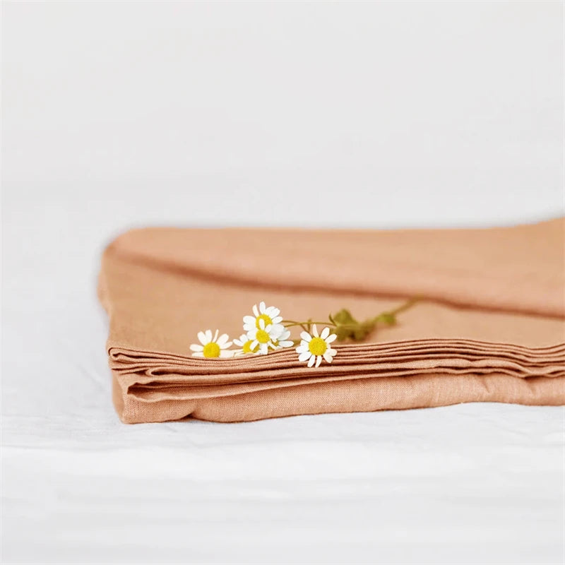 Luxury 100% Pure French Flax Linen Flat Sheet WHIMSICAL HOME OF CREATIONS