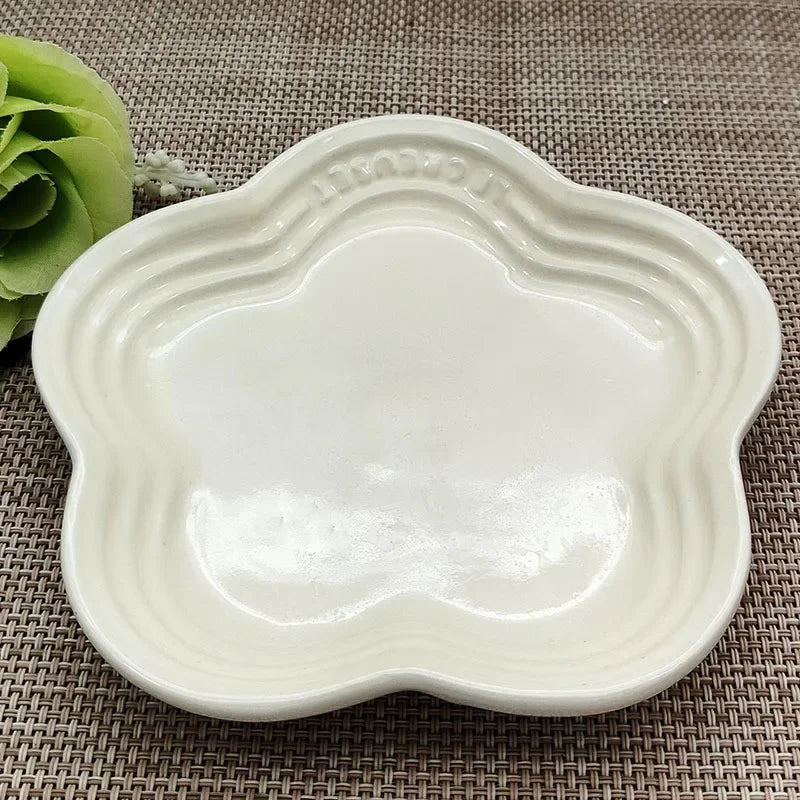 High-Gloss, high-quality Ceramic Blossom Dish – 14 cm in assorted vibrant colours