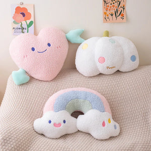 Kids Cute Colorful Unicorn Cushion Pumpkin Decoration Throw Pillow