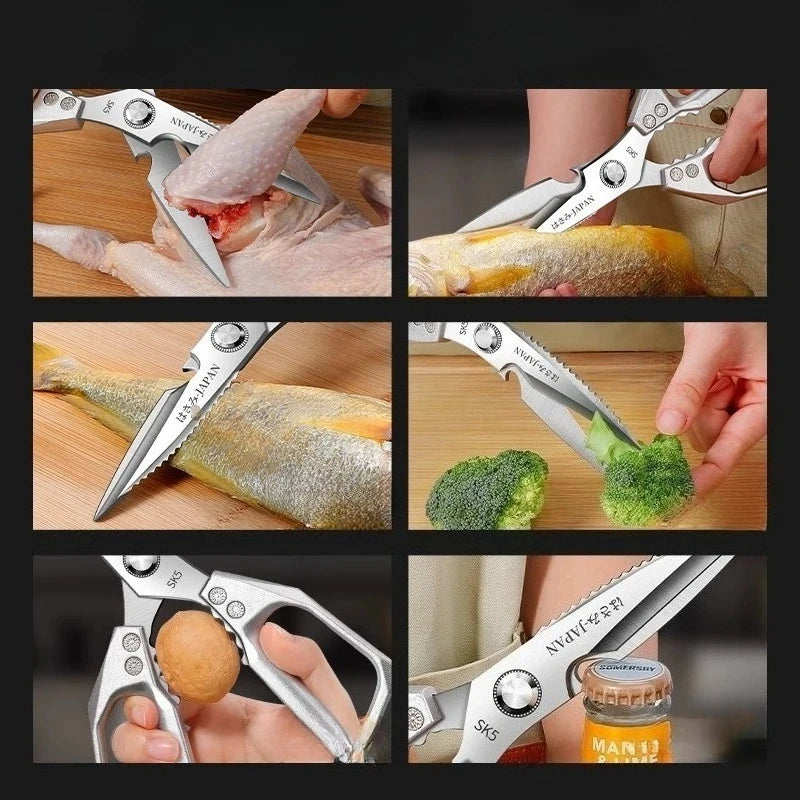 All-in-One Multifunctional Kitchen Scissors – With Case WHIMSICAL HOME OF CREATIONS