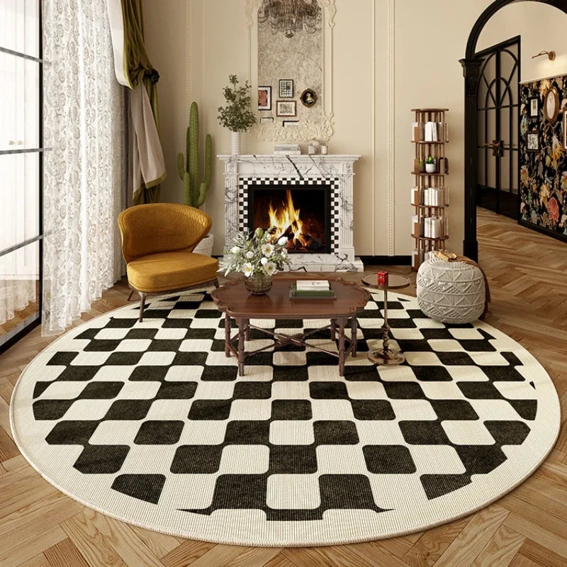 Luxury French Retro Vintage Non-Slip Round Area Rug
Bring Timeless Elegance