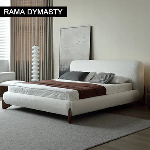 Luxurious Upholstered Bed with Retro Moroccan Charm king and Queen size