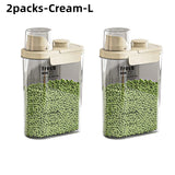 Ocean Green & Cream Double-Sealed Storage Containers – Aesthetic & Durable