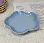 High-Gloss, high-quality Ceramic Blossom Dish – 14 cm in assorted vibrant colours WHIMSICAL HOME OF CREATIONS