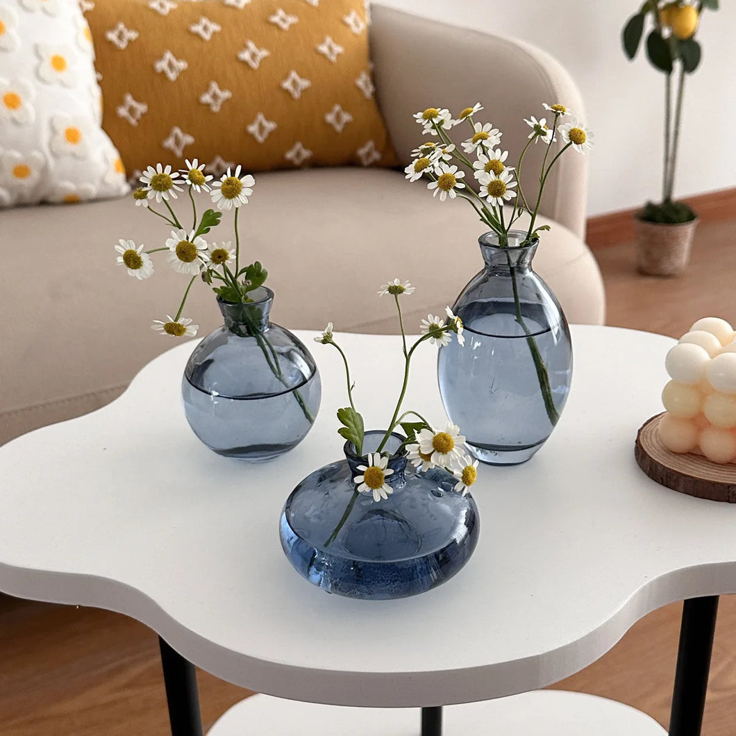 Modern Retro 3-Piece Mini Vase Set – Stunning Tabletop Decoration