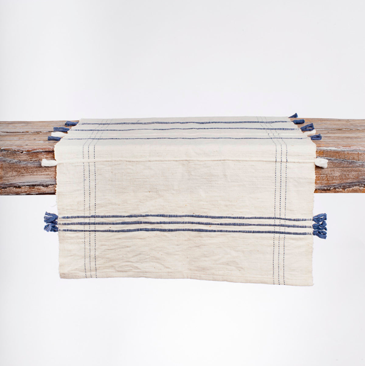 Ribbons Cotton Table Runner – Handwoven & Artisan Crafted