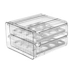 Two-Level Egg Organiser Drawer – Secure & Efficient Fridge Storage-4