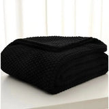 Scandinavian Knit Weave Throw – Modern Classic Comfort