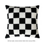 Luxury Velvet Woven Geometric Pillow Covers – Modern Contemporary Scandinavian-Inspired Design WHIMSICAL HOME OF CREATIONS