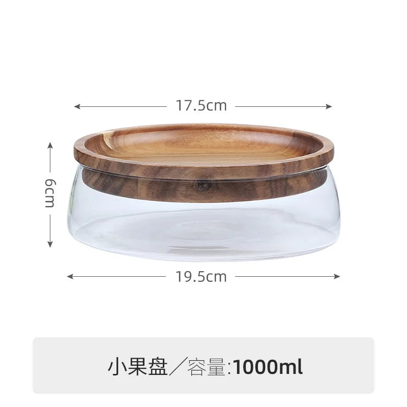 Creative Glass Round Food Storage Containers – Stackable & Unique Design