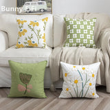 Vintage Florals with a Fresh Pop of Colour 45x45cm