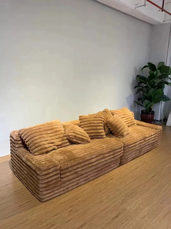 Kawaii Luxury Nordic Sofa – Cloud-Like Comfort & Timeless Elegance