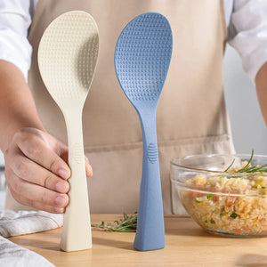 1PC Food Grade Silicone Rice Spoon Household Non Stick Pot Cooking Spoon High-temperature Resistant Kitchen Tools