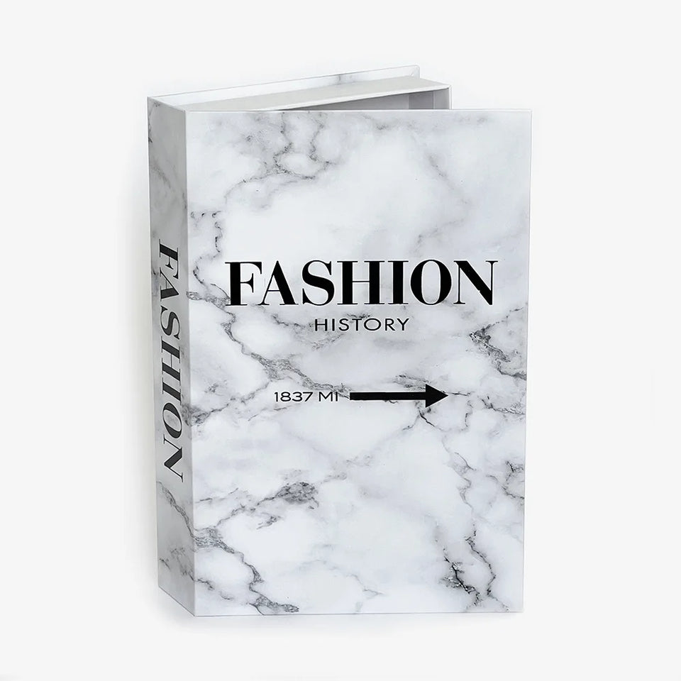 Fashion Fake Books Decoration & Storage Box – Glamour & Sophistication in 3 Variations