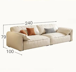 Crafted in genuine Nappa calf leather with a sleek ivory White finish for timeless elegance, a recliner that blends luxury materials with modern comfort
