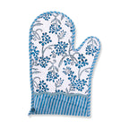 Handmade Blockprint Cotton Oven Mitt – Sustainable Artisan Kitchen Linen