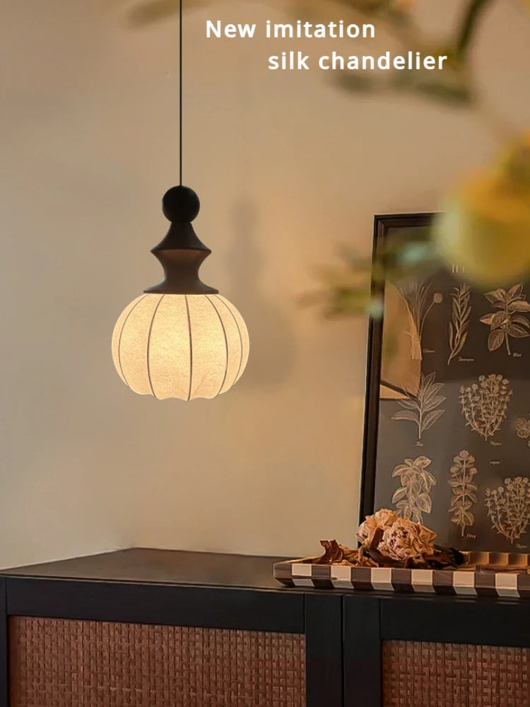 Retro Vintage Wooden Pendant Light with LED Bulbs – Timeless Luxury & Elegant Design