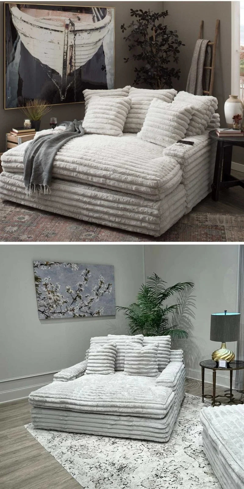 Nordic Cloud Sofa - Plush Velvet Sectional 300cm WHIMSICAL HOME OF CREATIONS