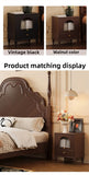 Retro French Vintage Side Cabinet Nightstand