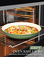 Elegant 3-Piece Non-Stick Cookware Set – Baby Blue & Sage Green WHIMSICAL HOME OF CREATIONS