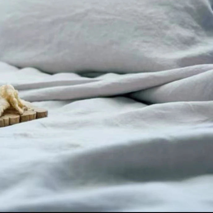 Luxury 100% Pure French Flax Linen Flat Sheet WHIMSICAL HOME OF CREATIONS