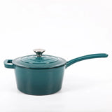 7-Piece High-Grade Cast Iron Non-Stick Cookware Set – French Retro Elegance