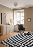 French Retro Art Deco Minimalist Plush Area Rug – Soft, Timeless & Machine-Washable WHIMSICAL HOME OF CREATIONS