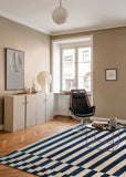 French Retro Art Deco Minimalist Plush Area Rug
